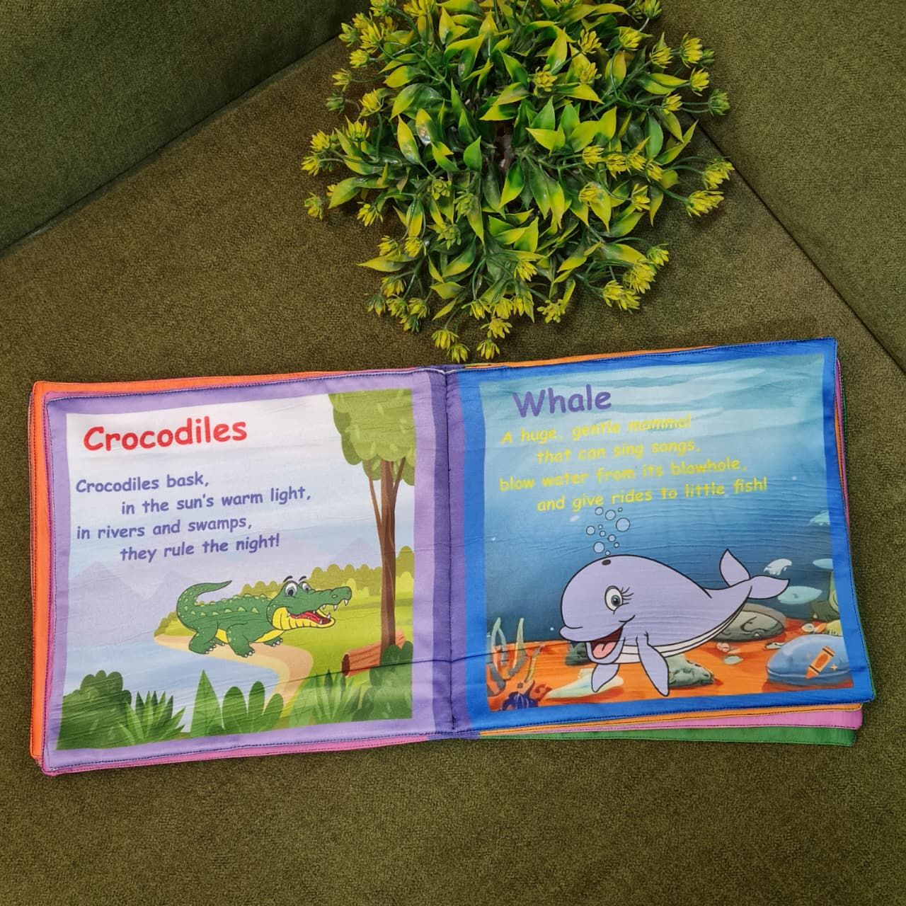 Introduce your little one to a world of fun learning with this colorful Learning toy for kids . Designed to be soft, safe, and interactive, this cloth book helps children learn new concepts while enjoying playtime.